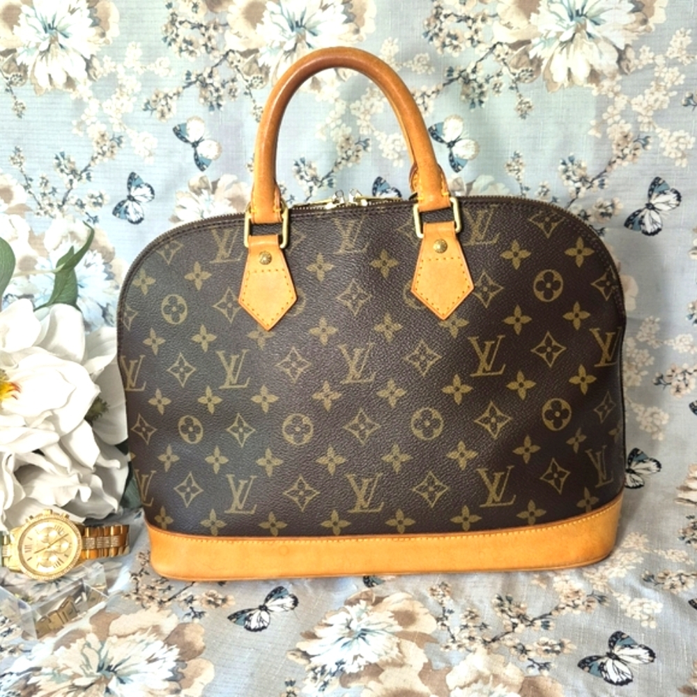 `ღ´- ♥ -`ღ´AUTHENTIC LOUIS VUITTON MONOGRAM ALMA ღ´- ♥ -`ღ´ - Picture 2 of 15